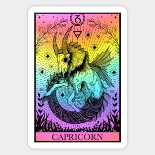 Zodiac sign tarot card Capricorn Magnet